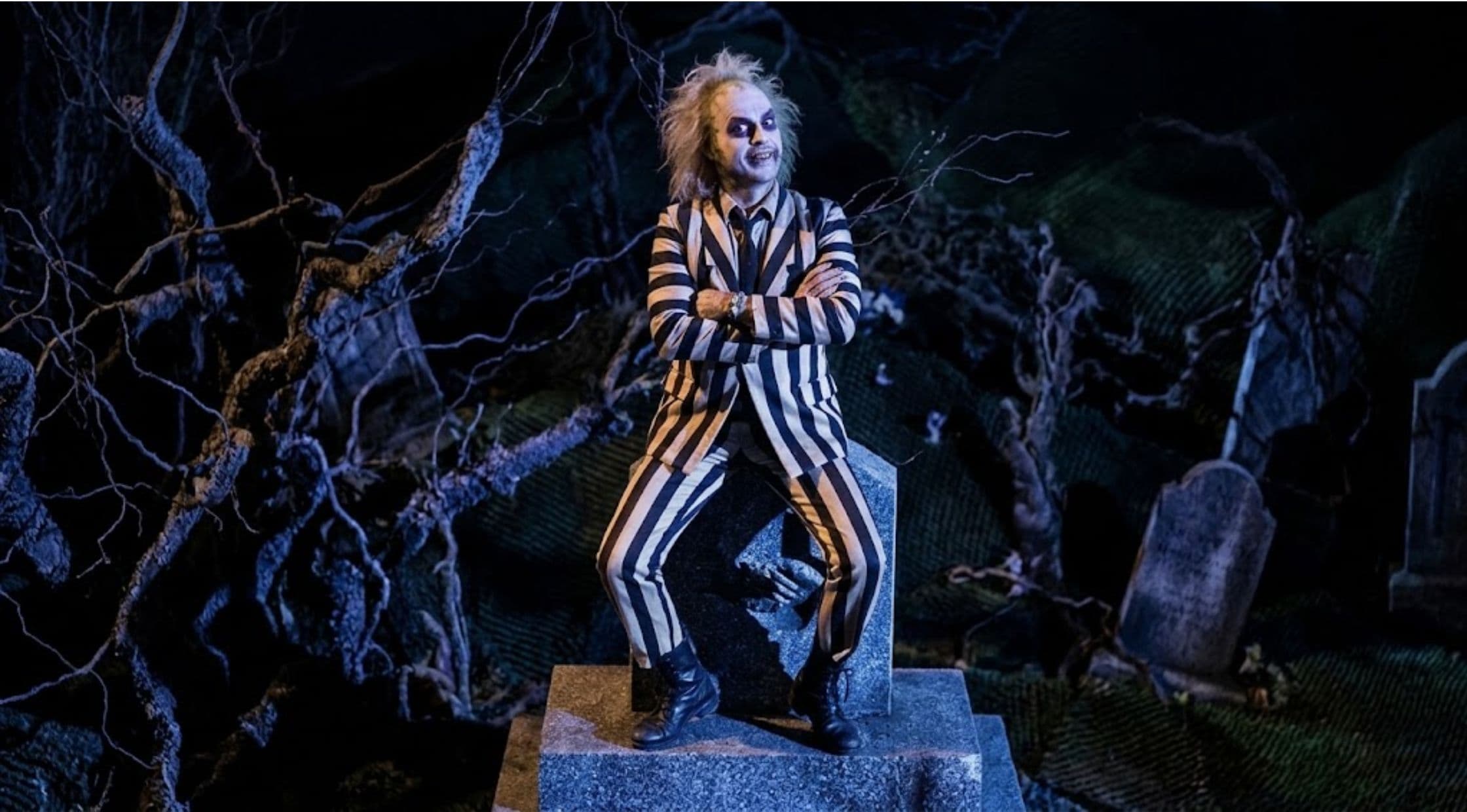 Get the Look: Where to Buy the Beetlejuice Striped Suit